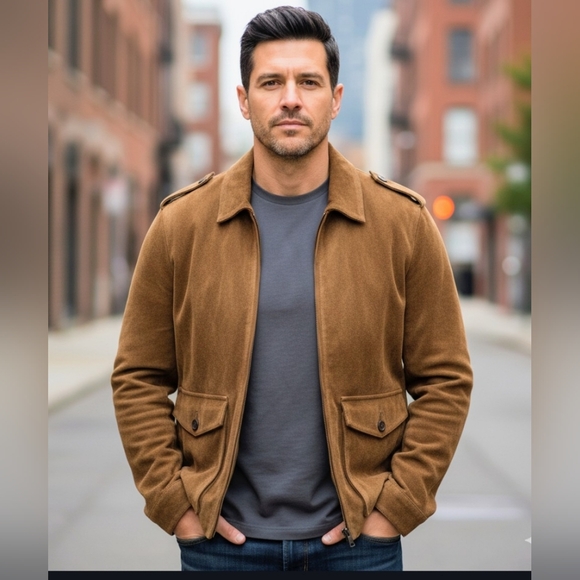 Banana Republic Other - Banana Republic Suede Jacket, Vintage Men's Small EUC